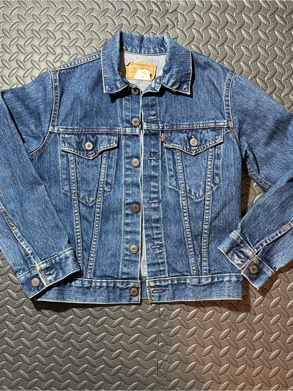 Vintage 80s Levi's Denim Trucker Jacket 70704-0216 Youth 16 / Women's XS S